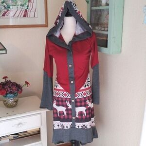 NWT Camisa Wintery Cover Up
